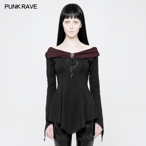 PUNK RAVE Gothic Gorgeous Long Sleeve blouse WT-520