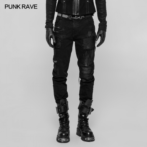 PUNK RAVE  Punk Decadent  men Trousers  WK-339