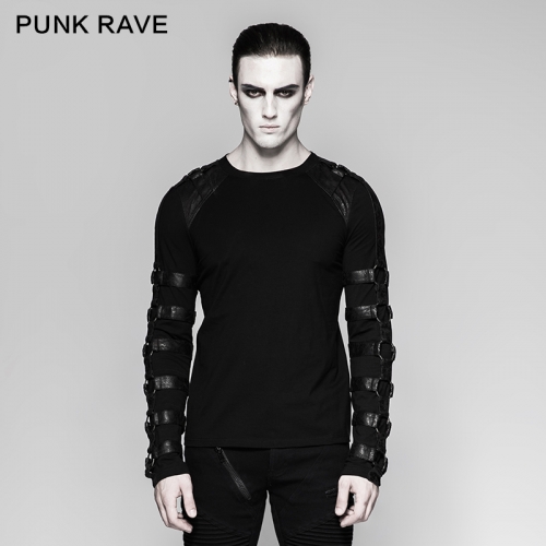 Punk Cotton Inner Heavy Metal Long Sleeve T-shirt T-457