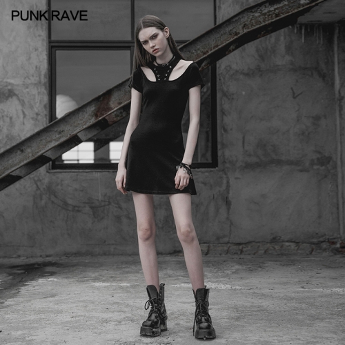Punk Rave girls tie rope short dress OPQ-318LQF