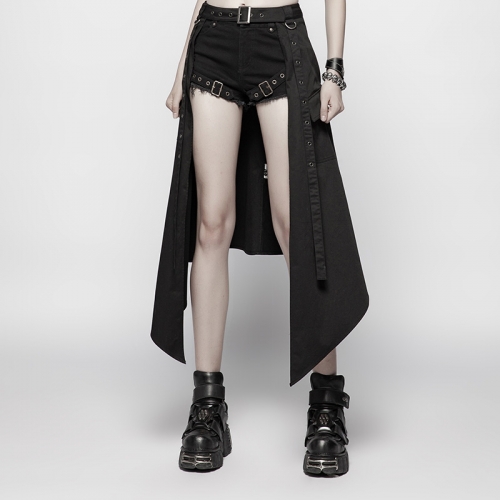 Punk Rave OQ-380 New Style Punk Daily Half Skirt Goth Cool Street Girl Accessories