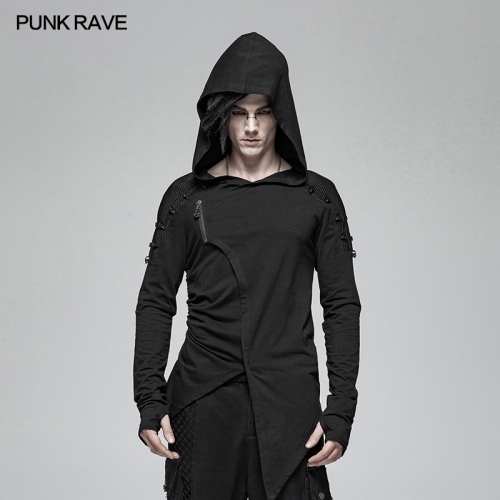 Punk Hooded Thin Sweatshirt WT-562WYM