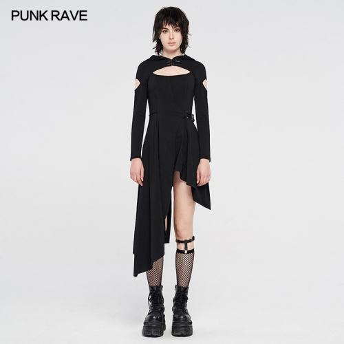 Punk knitt asymmetrical dresses WQ-455LQF