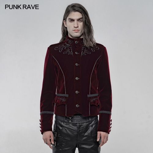 Exquisitely embroidered gothic Men's jacket WY-1269LDM