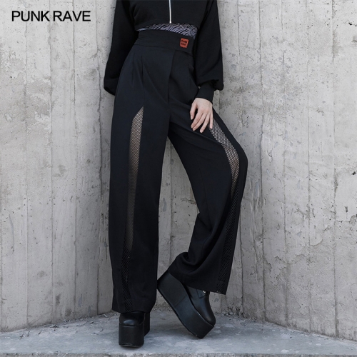 Black Unilateral Suspenders Trousers Women Suspenders Suit Pants OPK-407XCF