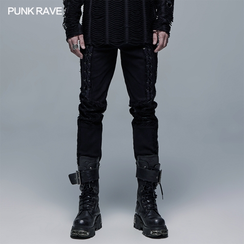 Punk Elastic Woven Long Pant WK-472NCM