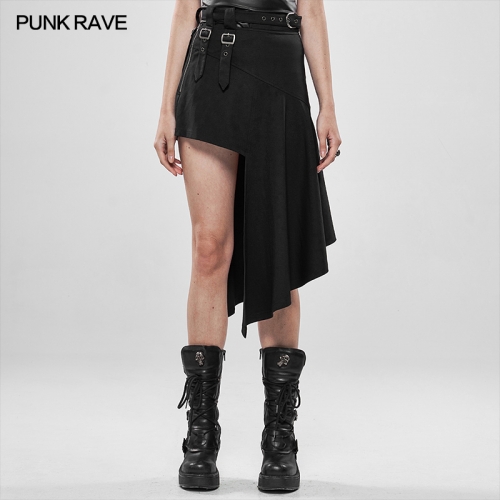 Punk Rock Irregular Skirt WQ-442DQF