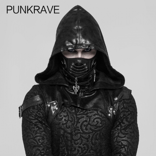 PUNKRAVE Punk Black Men Mask WS-270
