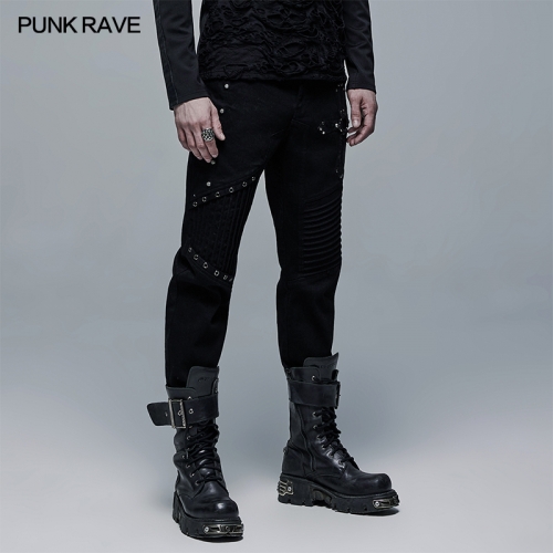 Punk Straight Long Pants WK-477XCM