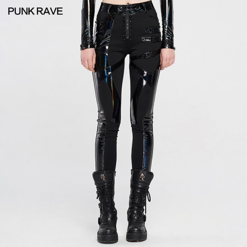 Punk Glitzy Knitted Trousers