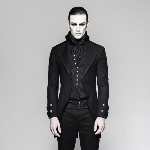 PUNKRAVE European style Gothic punk long jackets Y-750