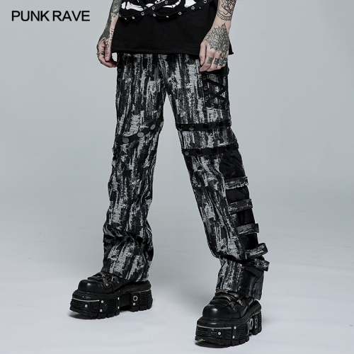 Punk Stylish Straight  Trousers WK-496NCM