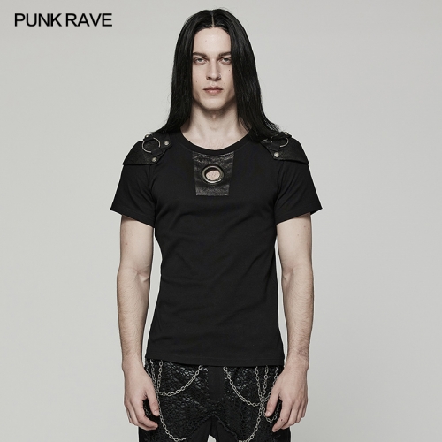 Punk Handsome Knit Short Sleeve T-shirt WT-790TDM