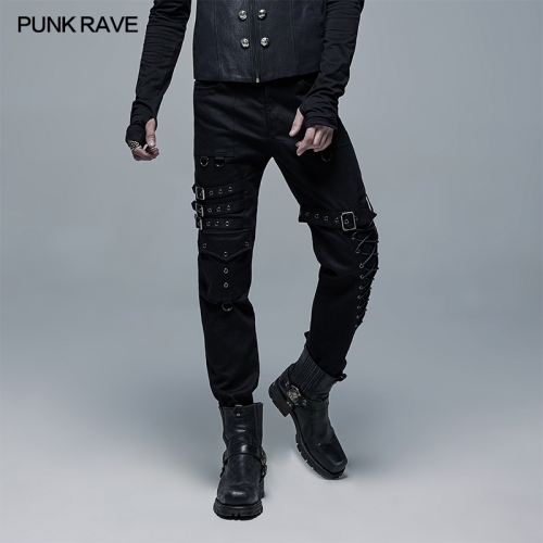 Punk Straight Long Pants WK-469XCM