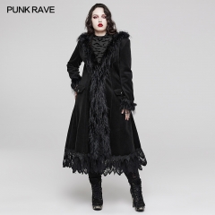 Punk Rave Goth Gorgeous Faux Cashmere Coat DY-1509ECF