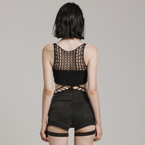 Punk Rave Fit And Perspective With A Hollowed Out Waist Design That Reveals The Sexy Waistline Super Elastic Yarn Punk Bodysuit One Piece Bodysuit