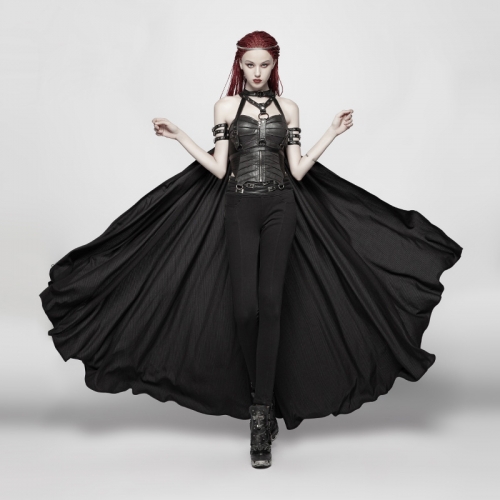 Punk Cape With Chain WY-968DPF