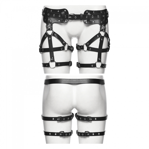 Punk Rave WS-841QTF Simple And Versatile Style Punk Leg Harness