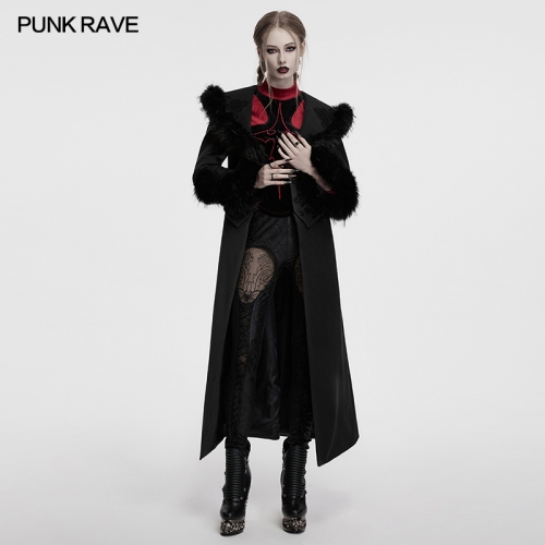 Punk Rave OY-1754ECF Detachable Hem U-Shaped Cuffs Detachable Two-Piece Jacket