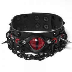 Punk Rave WS-799LHF Charming And Dangerous Allure Punk Demon's Eye Choker