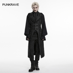Punk Rave WY-1961MJM Retro And Gorgeous Gothic Style Goth Drama Collar Vest