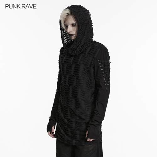 Punk Rave WT-438TCM Decadent And Fragmented Gothic T-Shirt