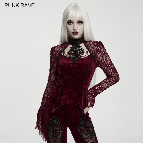Punk Rave WT-1114TCF Exquisite And Comfortable Gothic Gorgeous T-Shirt