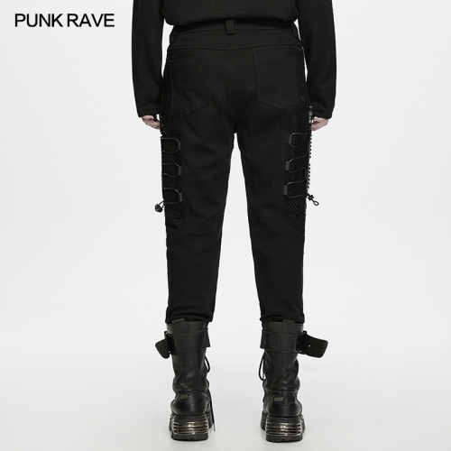 Punk Rave WK-841NCM Multiple Rows Of Metal Studs Punk Street Hardcore Pants