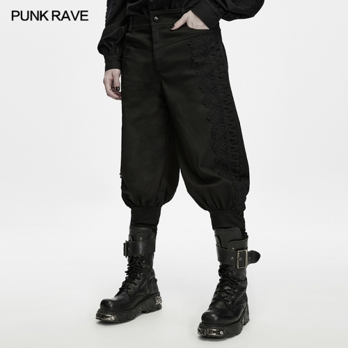 Punk Rave WK-836XCM Lantern-Style Tapered Fit Gothic Military Cargo Pants